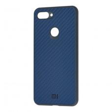 Чохол для Xiaomi Mi 8 Lite Carbon New синій