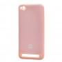 Чохол для Xiaomi Redmi 5a Silicone cover рожевий