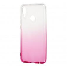 Чохол для Huawei P Smart 2019 Gradient рожево-білий
