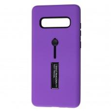 Чохол для Samsung Galaxy S10+ (G975) Kickstand фіолетовий