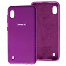 Чехол для Samsung Galaxy A10 (A105) Silicone Full сиреневый