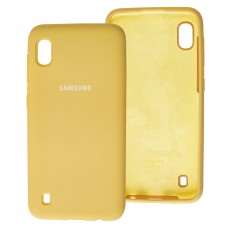 Чехол для Samsung Galaxy A10 (A105) Silicone Full золотистый