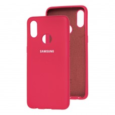 Чохол для Samsung Galaxy A10s (A107) Silicone Full вишневий