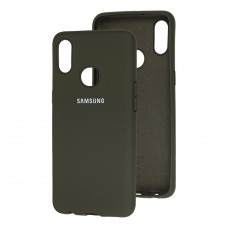 Чохол для Samsung Galaxy A10s (A107) Silicone Full оливковий