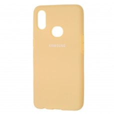 Чехол для Samsung Galaxy A10s (A107) Silicone Full золотистый