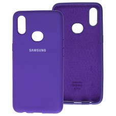Чехол для Samsung Galaxy A10s (A107) Silicone Full фиолетовый / purple