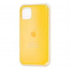 Чохол Silicone для iPhone 11 Premium case yellow