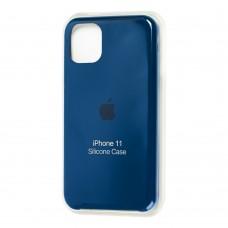 Чохол Silicone для iPhone 11 Premium case cosmos blue