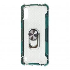 Чехол для Samsung Galaxy A01 (A015) CrystalRing зеленый