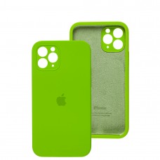 Чехол для iPhone 11 Pro Square Full camera lime green