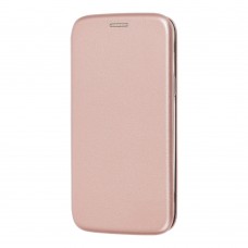 Чехол книжка Premium для Samsung Galaxy J5 (J500) розово золотистый