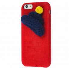 Чехол Handmade Hat для iPhone 6 / 6s текстиль красный