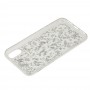 Чохол Confetti fashion для iPhone X / Xs сріблястий