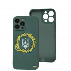 Чохол для iPhone 13 Pro Max WAVE Ukraine with MagSafe coat of arms