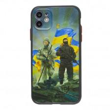 Чехол для iPhone 11 WAVE Ukraine Shadow Matte to victory