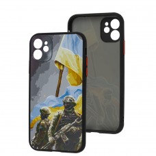 Чехол для iPhone 11 WAVE Ukraine Shadow Matte warriors of light
