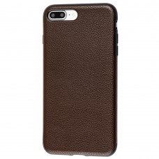 Чохол для iPhone 7 Plus / 8 Plus Grainy Leather коричневий