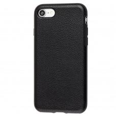 Чехол для iPhone 7 / 8 / SE 2 Grainy Leather черный