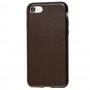 Чохол для iPhone 7 / 8 / SE 2 Grainy Leather коричневий