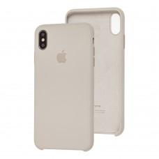 Чехол Silicone для iPhone Xs Max Premium case stone 