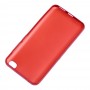Чехол для Xiaomi Redmi Go Soft матовый темно-красный