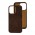 Чехол для iPhone 13 Pro Leather croco full brown