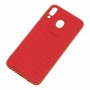 Чехол для Samsung Galaxy M20 (M205) Carbon красный