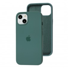 Чехол для iPhone 13 Silicone Full зеленый / pine green