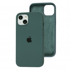 Чехол для iPhone 13 Silicone Full зеленый / cactus