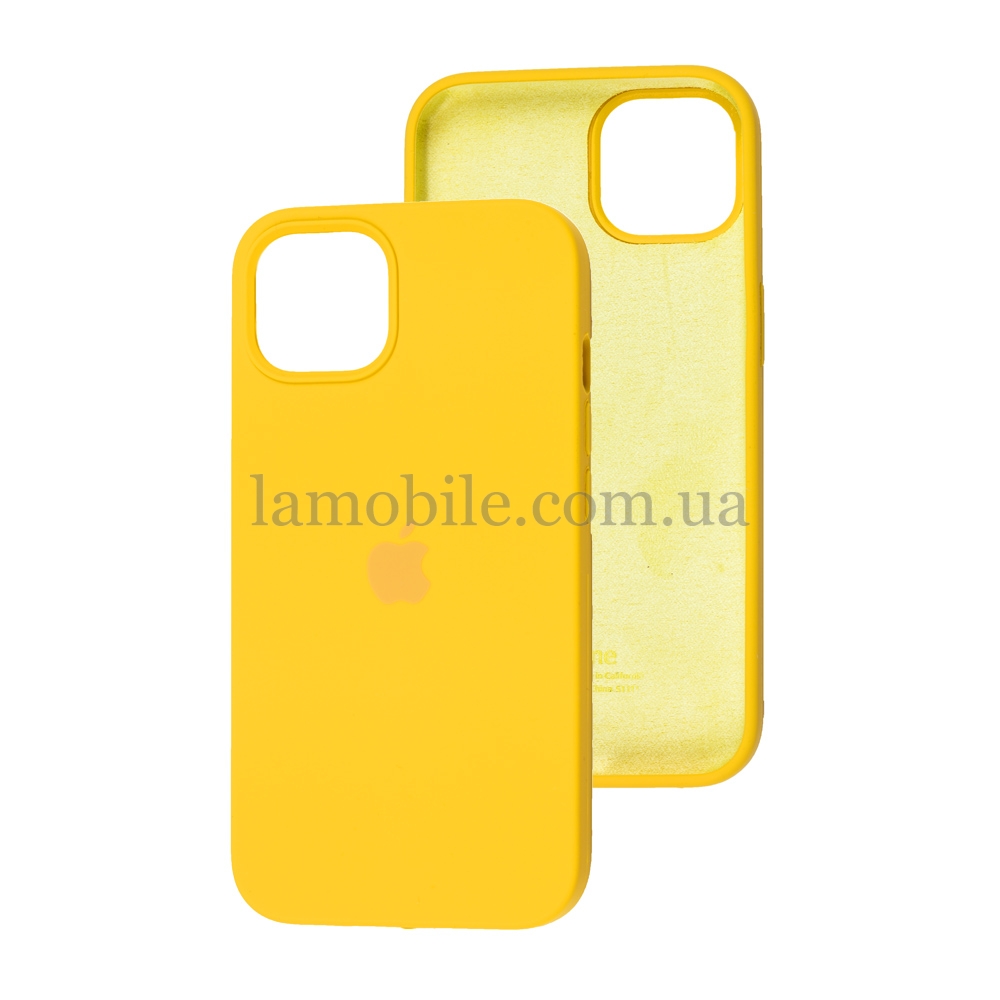 Чехол для iPhone 13 Silicone Full желтый / sunflower