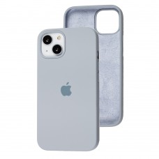 Чехол для iPhone 13 Silicone Full серый / mist blue  