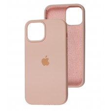 Чехол для iPhone 13 mini Silicone Full розовый / pink sand