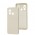 Чехол для Xiaomi Redmi 12C/11A/Poco C55 Silicone Full Трезубец бежевый / antique wh