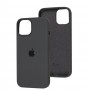 Чохол для iPhone 13 / 14 Square Full silicone сірий / dark grey