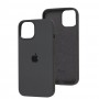 Чехол для iPhone 14 Silicone Full серый / dark grey 