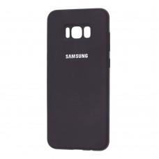 Чохол Samsung Galaxy S8+ (G955) Silicone cover чорний