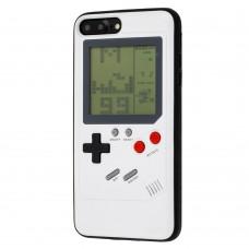 Чехол для iPhone 7 Plus / 8 Plus игра Tetris белый