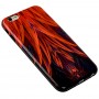 Чохол Glossy для iPhone 6 Feathers помаранчевий