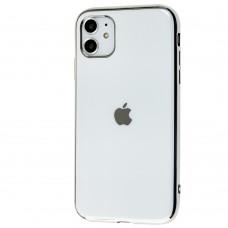 Чехол для iPhone 11 Silicone case (TPU) белый