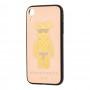 Чехол для iPhone Xr Tybomb мишка "розовый песок"