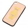 Чехол для iPhone Xr Tybomb мишка "розовый песок"