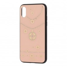 Чехол для iPhone X / Xs Tybomb ожерелье "розовый песок"