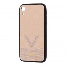 Чехол для iPhone Xr Tybomb LV шахматы розовый песок