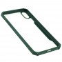 Чохол для iPhone Xs Max Defense shield silicone зелений