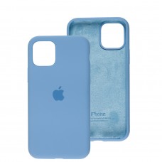 Чехол для iPhone 11 Pro Silicone Full голубой / cornflower 