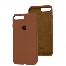 Чехол для iPhone 7 Plus / 8 Plus Silicone Full коричневый / brown
