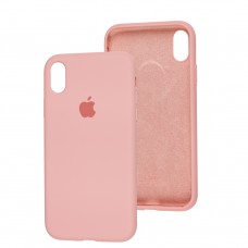 Чехол для iPhone Xr Silicone Full розовый / pink 