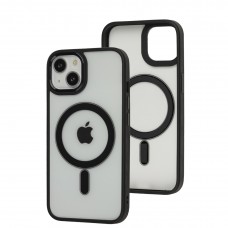 Чехол для iPhone 13 Metal Bezel MagSafe черный