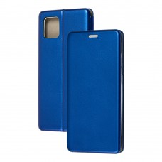 Чехол книжка Premium для Samsung Galaxy Note 10 Lite (N770) синий