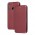 Чехол книжка Premium для Huawei P40 Lite E бордовый